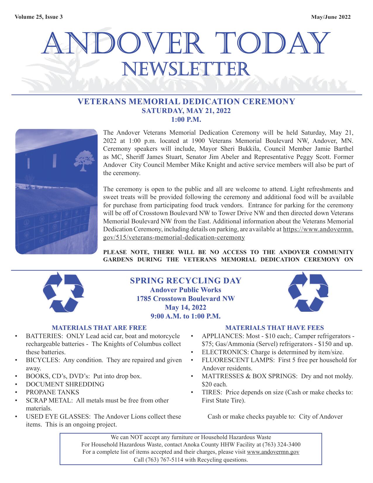 Newsletter Cover